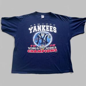 1998 New York Yankees World Series Champions NBL Globe Graphic T-Shirt
